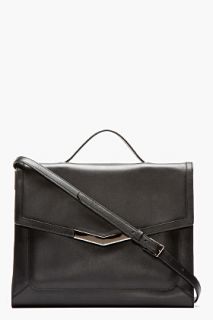 Times Arrow  Exclusive Black Epic Portfolio Shoulder Bag