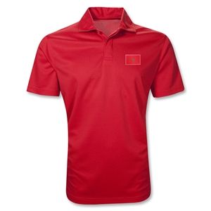hidden Morocco Polo Shirt (Red)