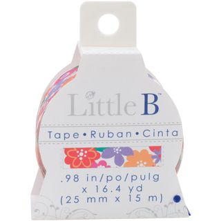 Little B Decorative Paper Tape 25mmx15m colorful Mini Flowers