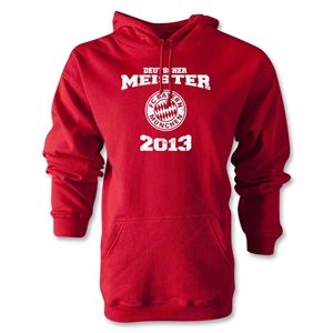 hidden Bayern Munich 2013 Distressed Deutscher Meister Hoody (Red)