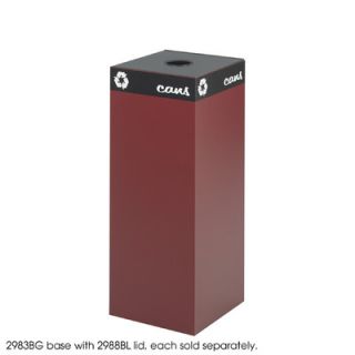 Safco Products Public Square 38 H Recycling Receptacle 2983BG / 2983BL