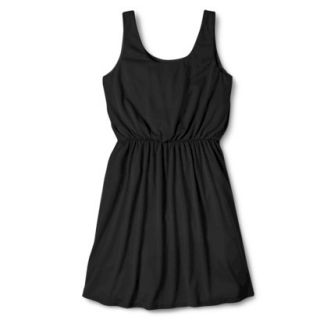 Merona Womens Easy Waist Knit Tank Dress   Black   XXL