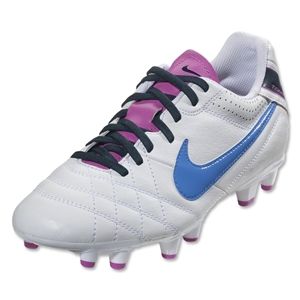 hidden Nike Womens Tiempo Natural IV LTR FG (White/Club Pink)