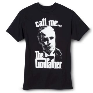 Mens Call Me Godfather Fathers Day Graphic Tee   Black L