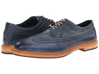 Allen Edmonds Banchory Mens Lace Up Wing Tip Shoes (Blue)