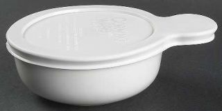 Corning French White (Bakeware) Grab It with Plastic Lid, Fine China Dinnerware