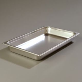 Carlisle Full Size Steam Table Pan   2 1/2 D, Stainless Steel