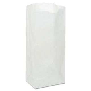 General 8 Paper Bag, 35 pound Base Weight, White, 6 1/8 X 4.17 X