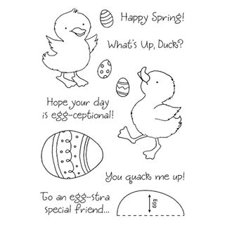 Honeypop Clear Stamp Set duckys Egg