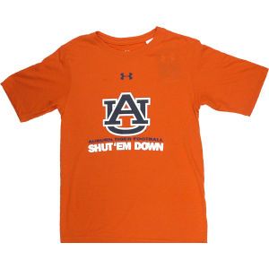 Auburn Tigers Under Armour NCAA UA Youth GC Shut Em Down T Shirt