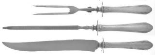 Towle Lady Diana (Sterling,1928,No Monograms) Large 3 Piece Roast Carving Set w/