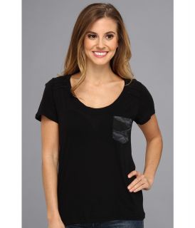 Hurley Talulah S/S Womens Short Sleeve Pullover (Black)