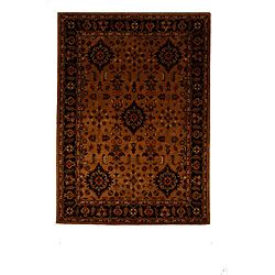 Hand tufted Tempest Brown/dark Brown Area Rug (8 X 11)
