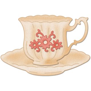 Cottagecutz Die 3x3 small Teacup Made Easy