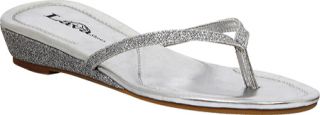 Womens Lava Shoes Erupt   Silver Thong Sandals