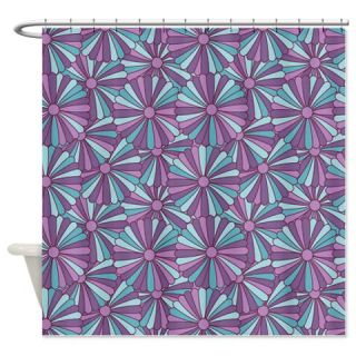  Flower Rainbow Purple Shower Curtain  Use code FREECART at Checkout