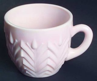 Jeannette Shell Pink Milk Glass Punch Cup   Pink Milk Glass