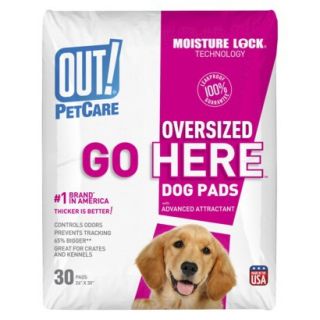 OUT PetCare Go Here Oversized Dog Pads 30 ct