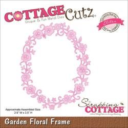 Cottagecutz Elites Die 2.9 X3.5  Garden Floral Frame