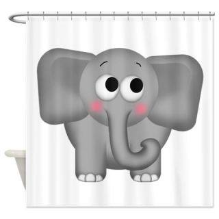  Adorable Elephant Shower Curtain  Use code FREECART at Checkout