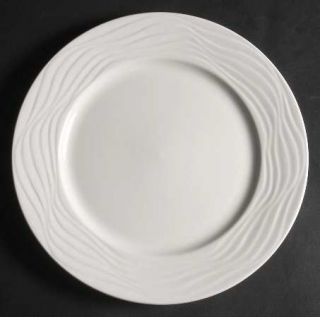 Gibson Designs Eventide Dinner Plate, Fine China Dinnerware   Everyday, All Whit