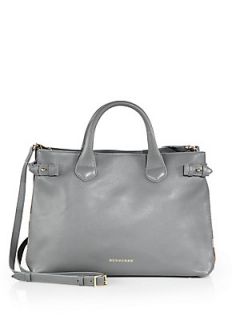 Burberry Banner Medium Tote   Grey