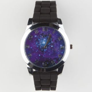 Galaxy Print Watch Black One Size For Women 223868100