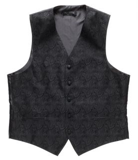 Black Tonal Paisley Vest JoS. A. Bank Mens Suit