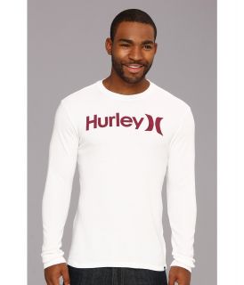 Hurley One Only L/S Thermal Mens Long Sleeve Pullover (White)