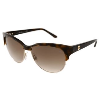 Roberto Cavalli Womens Rc652s Melograno Gold/havana Brown Cat eye Sunglasses