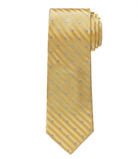 Heritage Collection Narrower Herringbone Ground with Dots Tie JoS. A. Bank