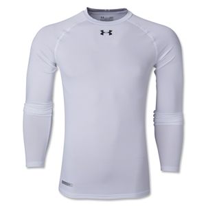 Under Armour Heatgear Sonic Compression LS T Shirt (White)