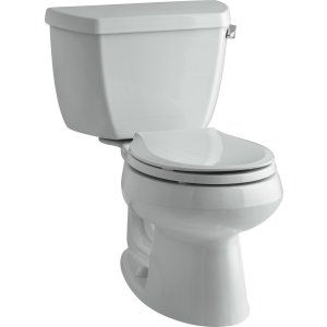 Kohler K 3577 TR 95 WELLWORTH Classic 1.28gpf Round Front Toilet with Class Five