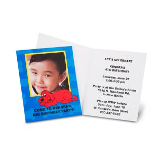 Clifford The Big Red Dog Personalized Invitations