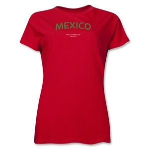 Mexico 2013 FIFA U 17 World Cup UAE Womens T Shirt (Red)