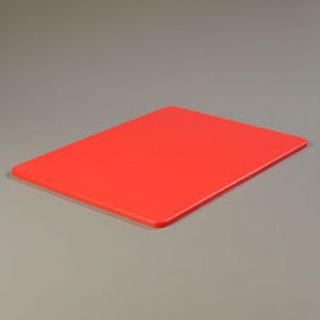 Carlisle Poly Cutting Board   18x24x1/2 Red