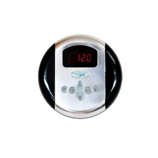 SteamSpa GSC200PC Control Panel with Time and Temperature Presents Chrome
