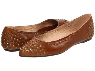 Frye Regina Studded Ballet Womens Flat Shoes (Brown)
