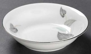 Baronet Shirley Fruit/Dessert (Sauce) Bowl, Fine China Dinnerware   Gray/Aqua Le