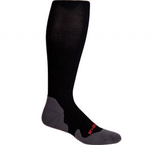 Mens K Swiss KS60237   Black/Fiery Red Athletic Socks