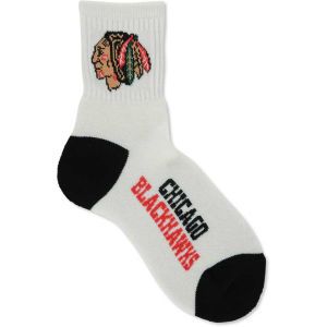Chicago Blackhawks For Bare Feet Ankle White 501 Med Sock