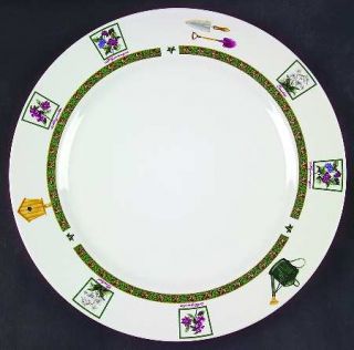 Royal Norfolk Rnf11a (Dark Green Band With Ivy Leaves) Dinner Plate, Fine China