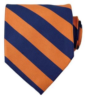 Collegiate Tie Orange/Navy JoS. A. Bank