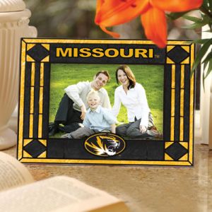 Missouri Tigers Art Glass Picture Frame