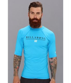 Billabong All Day S/S Rashguard Mens Swimwear (Blue)