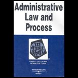 Administration Law and Process in a Nutshell