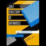 Gale Directory of Databases 2007