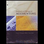 Financial Managerial Accounting (Custom Package)