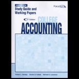 College Accounting, Chapters 13 28   Study Guide and Work Papers