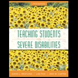Teaching Students with Severe Disabilities